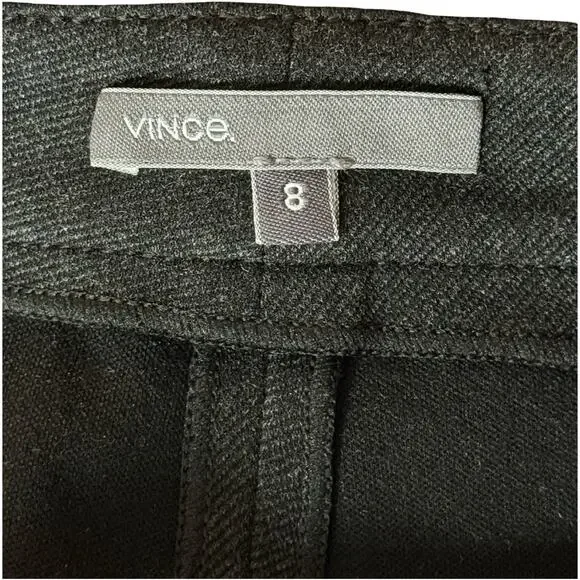 Vince zip hem legging skinny pants dark gray size 8
